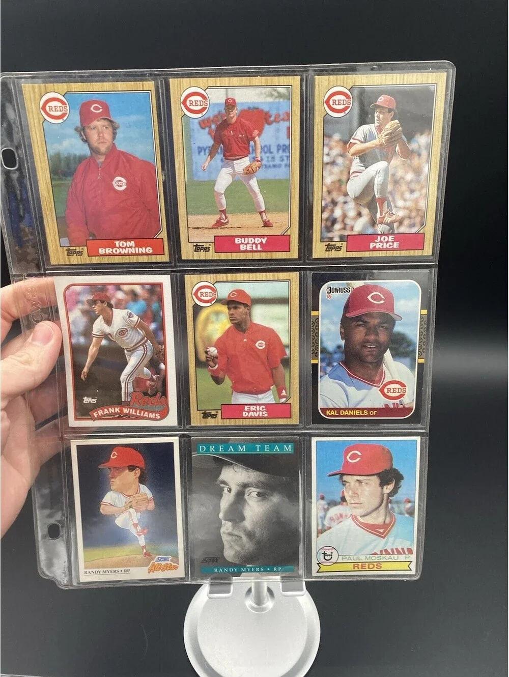 MLB Cincinnati Reds Mixed Lot of 60 Different Vintage Trading Cards - 1979-1992